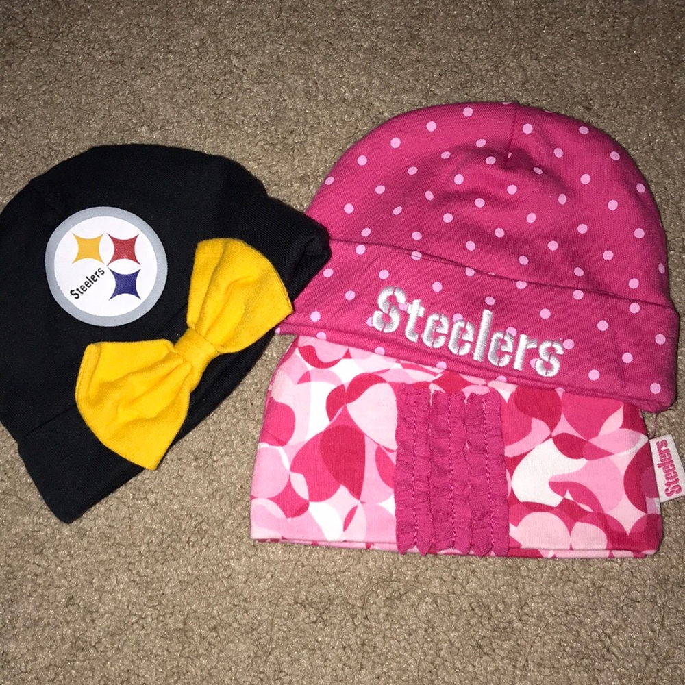 Steelers Baby Hats